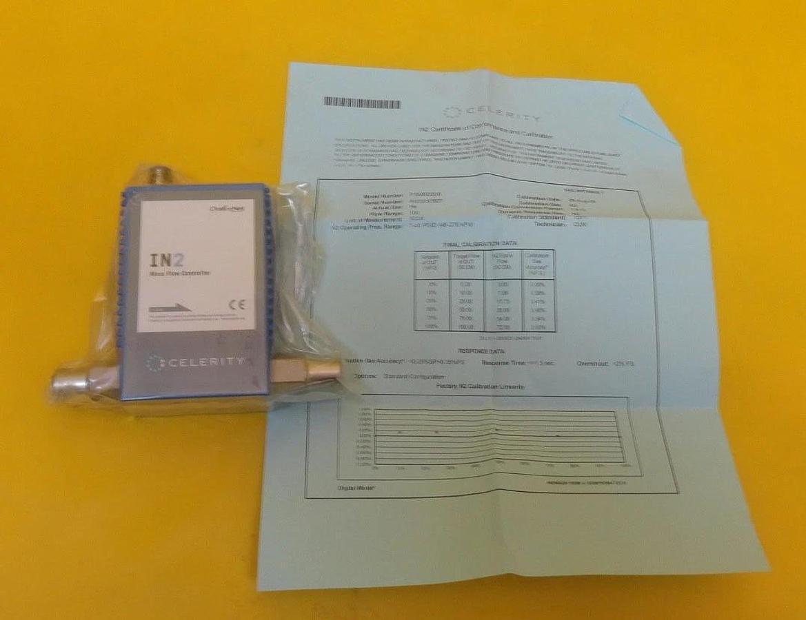 Used Celerity PSMBD200 Mass Flow Controller MFC 54-125027A03 IN2 100 SCCM He New