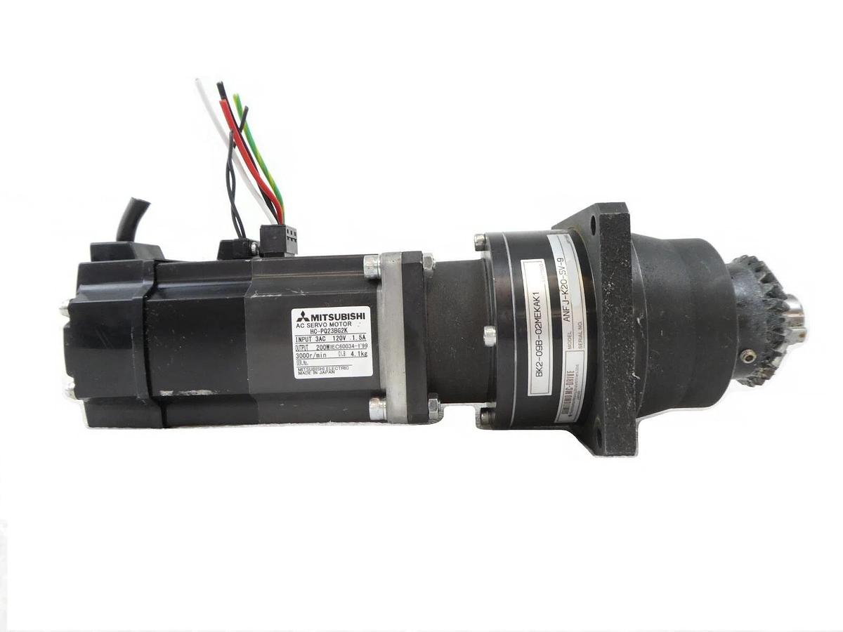Used Mitsubishi Electric HC-PQ23BG2K Motor BK2-09B-02MEKAK1 Shinko VHT-CL1-E-1 Spare