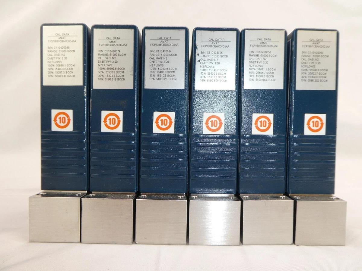 Used Aera PI-98 Mass Flow Controller MFC AMAT 0190-34218 Reseller Lot of 12 Working