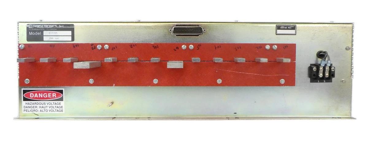 Used Phasetronics P1116A Power Controller Driver RTA/RTP AMAT 0190-35116 Working