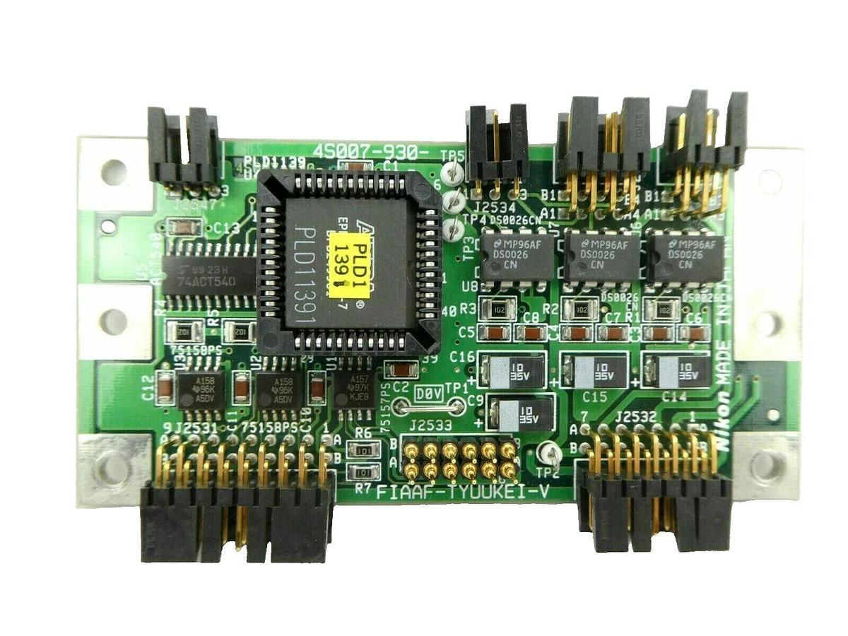 Used Nikon 4S007-930 Interface Board PCB FIAAF-TYUUKEI-V NSR System Working Surplus