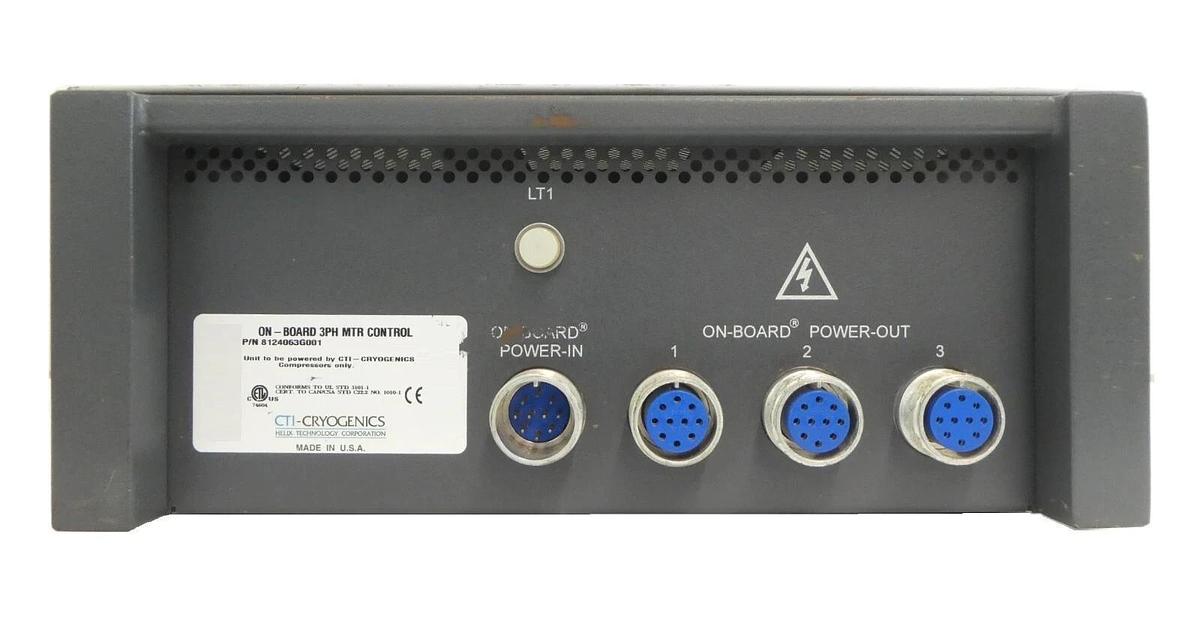 Used CTI-Cryogenics 8124063G001 3-Phase Motor Controller Unit On-Board Working
