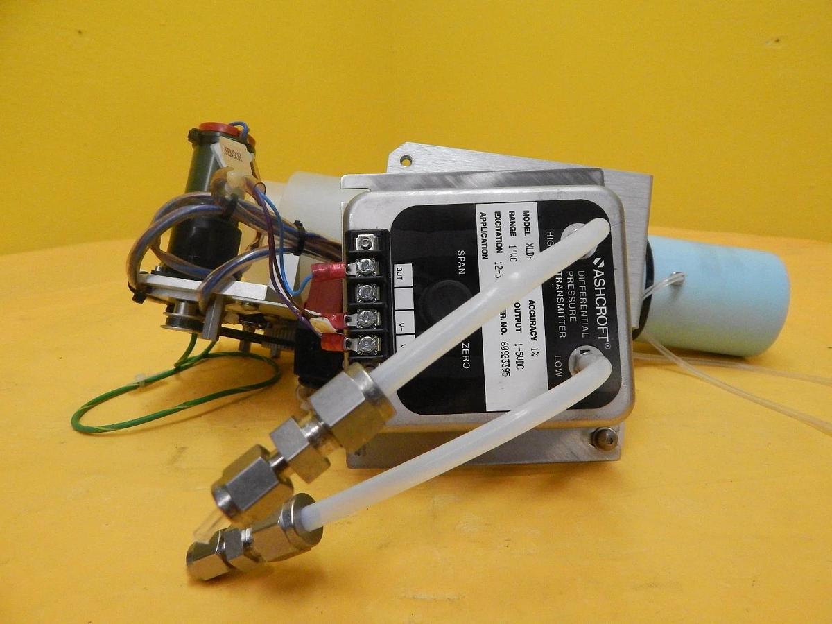 Used Ashcroft XLDP Differential Pressure Transducer Assembly SVG 90S DUV No Cover