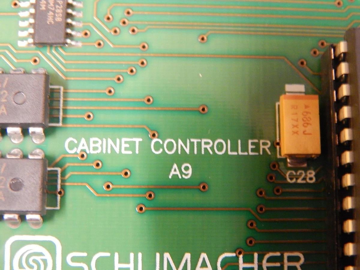 Used Schumacher 1000000-462-002 Cabinet Controller PCB Card 1731-3003 Used Working