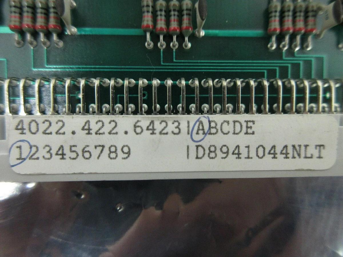 Used ASML 4022.422.6423 Commutator PCB Card PAS 5000/2500 Wafer Stepper System Used