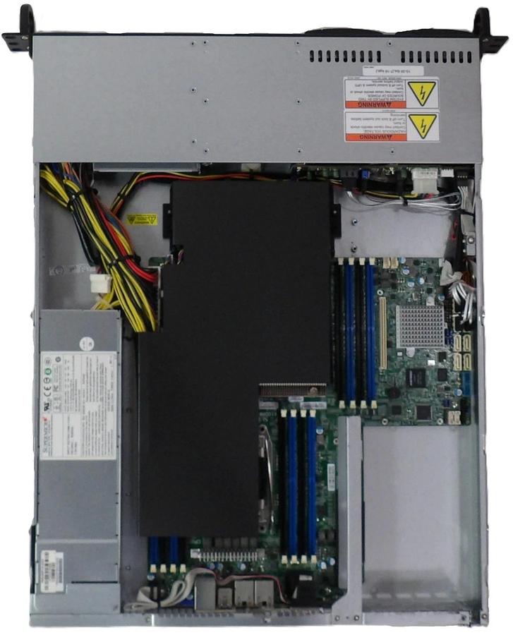 Used SuperMicro CSE-111 CGA Server SM-1U-2.4-8GB-SWRAID-240GB-SSD-2NIC New Surplus