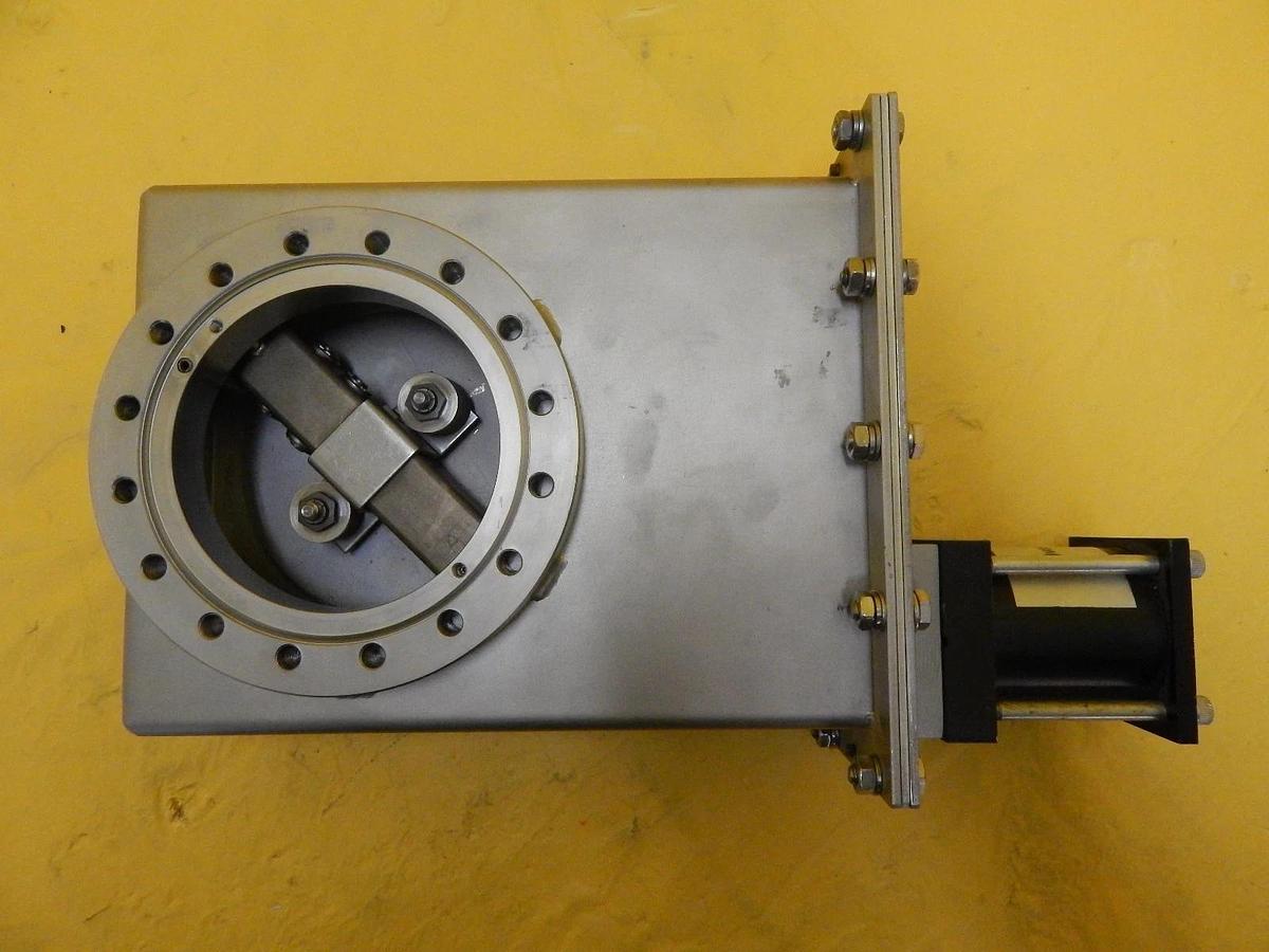 Used Varian Semiconductor VSEA 951-5227 Pneumatic Swing Gate Valve CF600 Working
