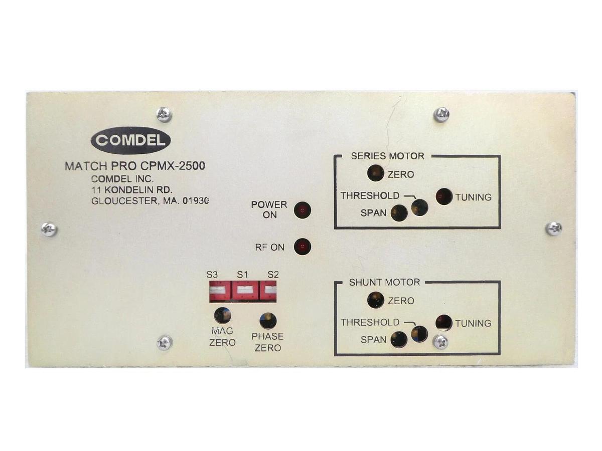 Used CPMX-2500 Comdel FP2369R1 RF Matching Network MATCH PRO Working Surplus