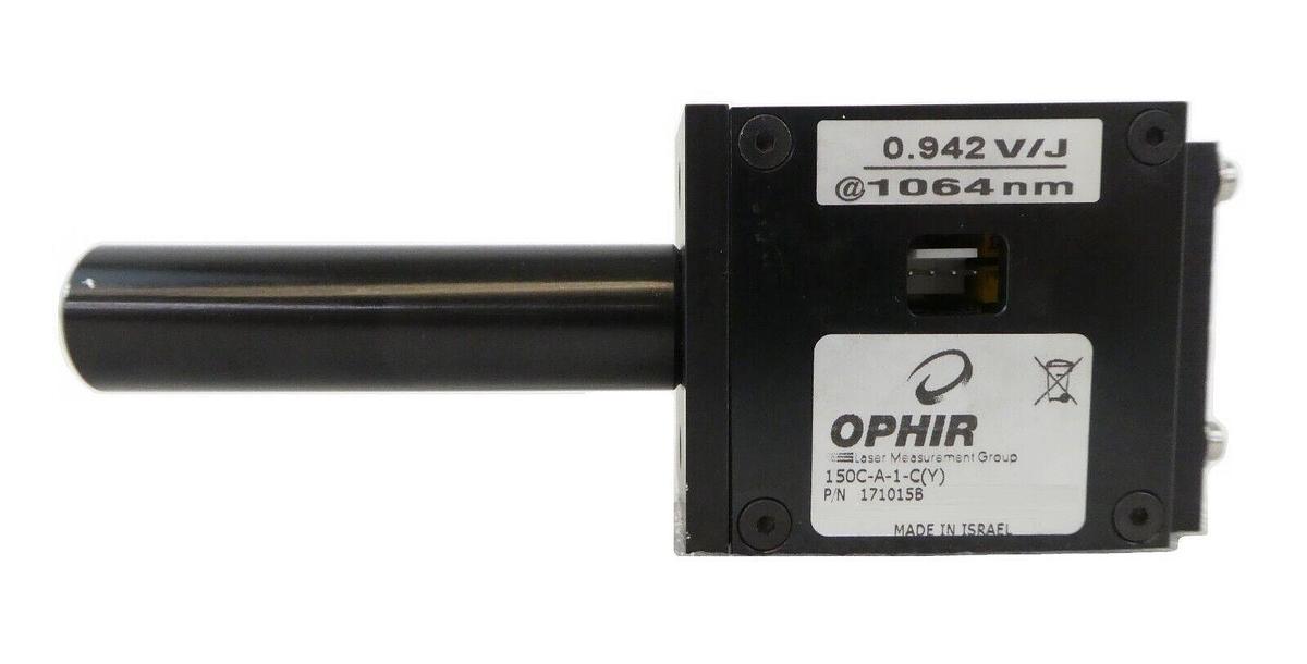 Used Ophir Optronics Solution 171015B Laser Sensor 150C-A-1-C(Y) with Filter Working