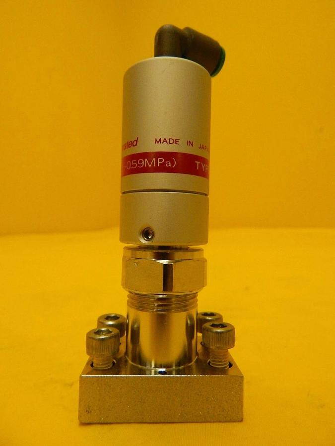 Used Fujikin 053801 Pneumatic Valve Normally Closed 316L-P Lot of 5 Used Working