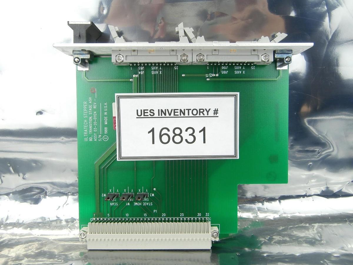 Used Ultratech Stepper 03-20-01124 Transition X Stage ASH PCB Card Rev. D Titan Used