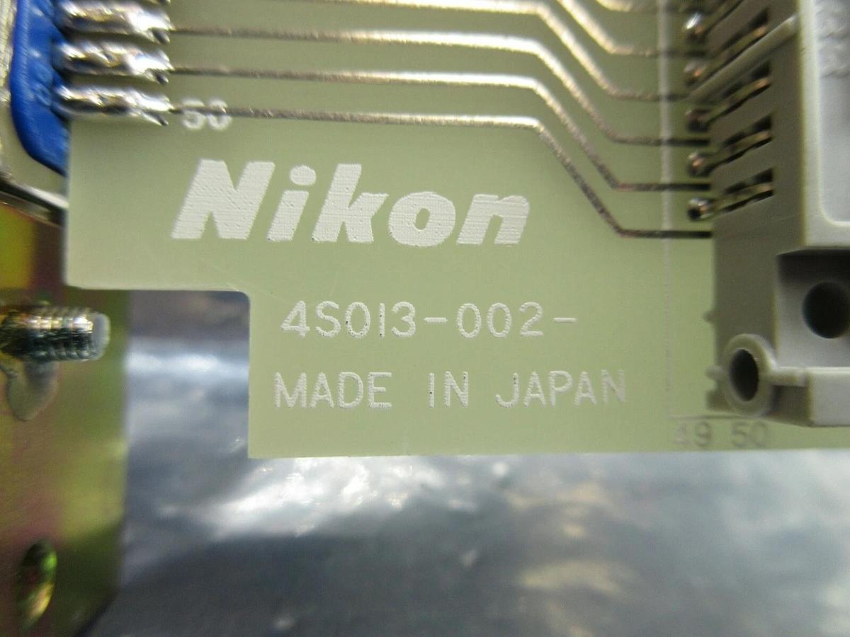 Used Nikon 4S013-002 Interface Board PCB NSR-1755G7A Step-and-Repeat G-Line Used
