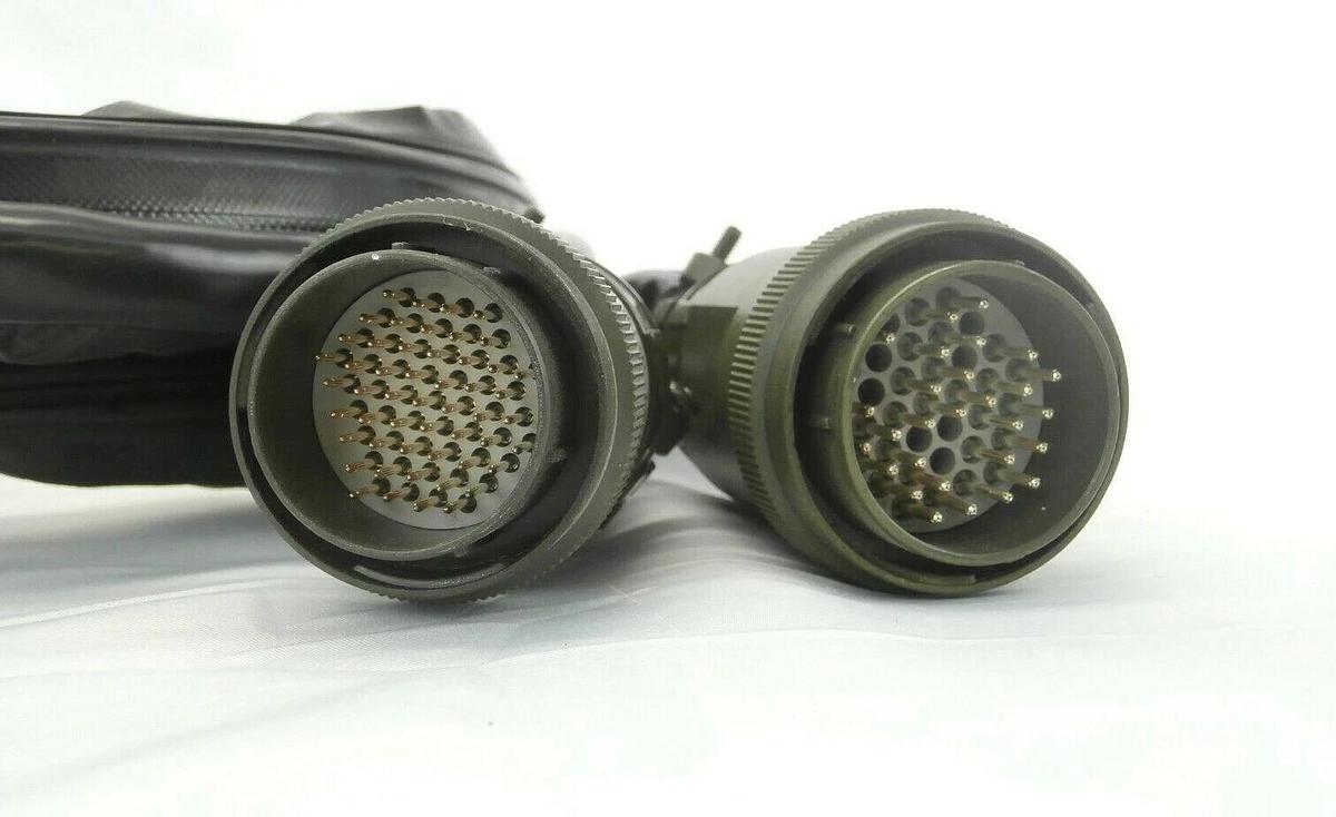 Used Mitsubishi MELFA RV Series Robot Cable Set of 2 1E-2CBL-N(P) 1E-2CBL-N(S) Spare