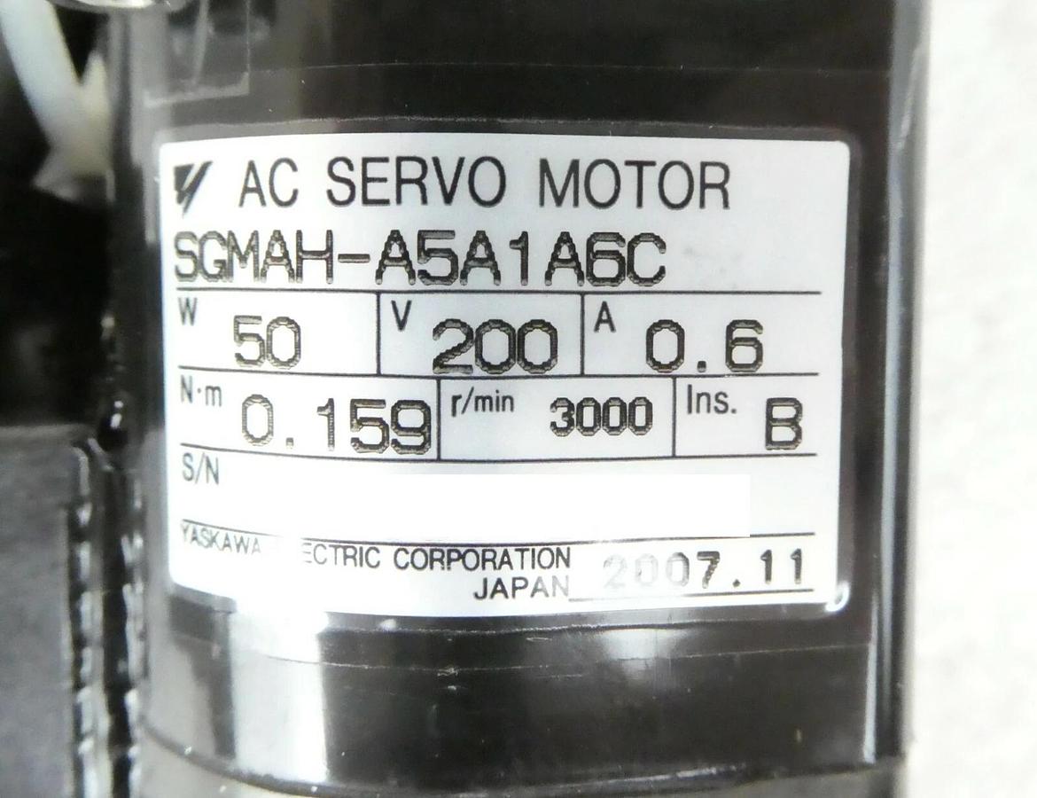 Used Yaskawa Electric SGMAH-A5A1A6C Reseller Lot of 6 Nikon NSR FX-601F Working Spare