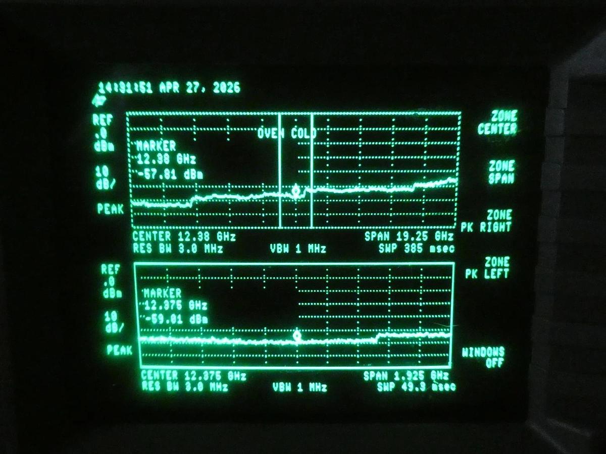 Used HP Hewlett-Packard 8593E Spectrum Analyzer 9kHz-22GHz 043 140 Spare Surplus