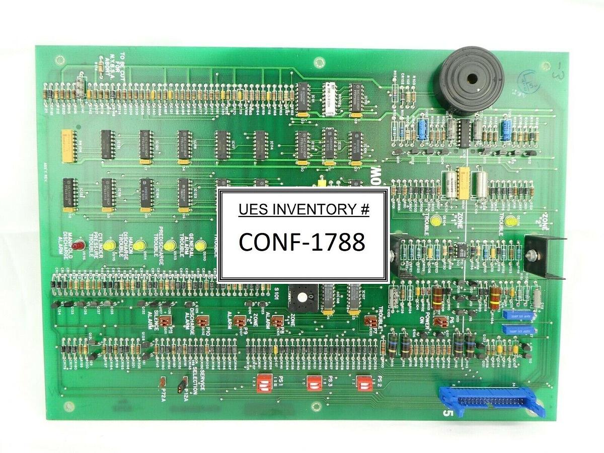 Used Cerberus Pyrotronics 580-187081-3 Fire Detection Control PCB CP-2HR Working