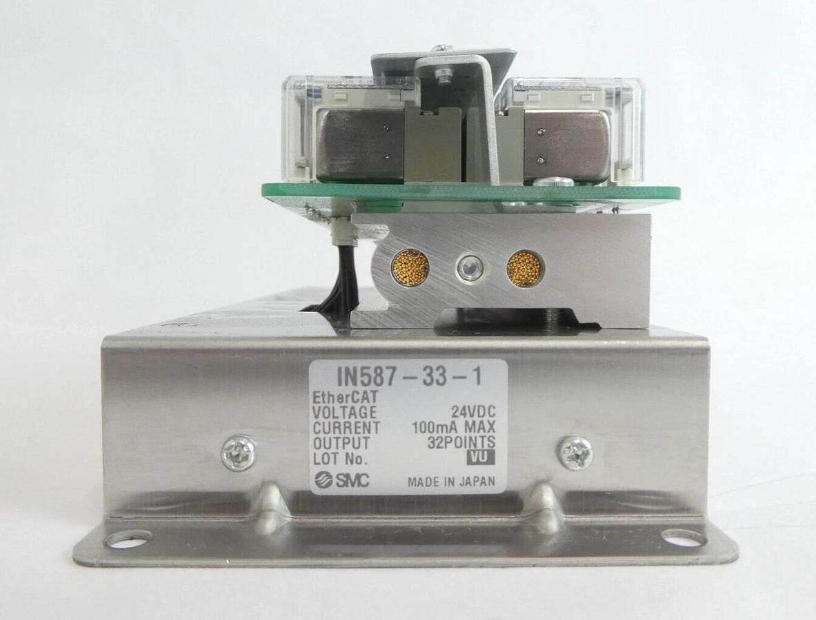 Used SMC IN587-33-1 32-Point EtherCAT Pneumatic Manifold Lot of 3 Working Surplus