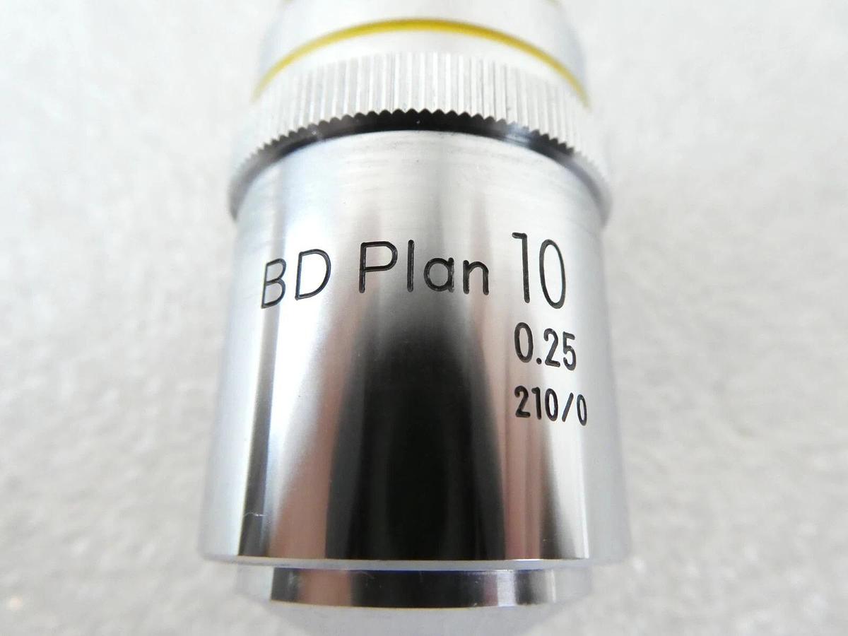 Used Nikon Precision BD Plan 10 0.25 Microscope Objective 210/0 Lot of 5 Working