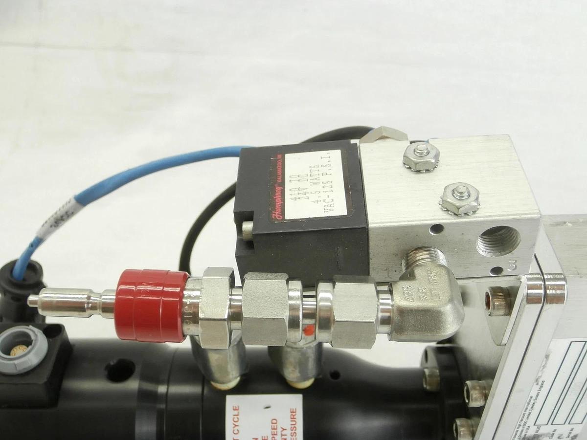 Used Edwards NGW415000 Pneumatic Vacuum Gate Valve Humphrey 410 70 Working Surplus