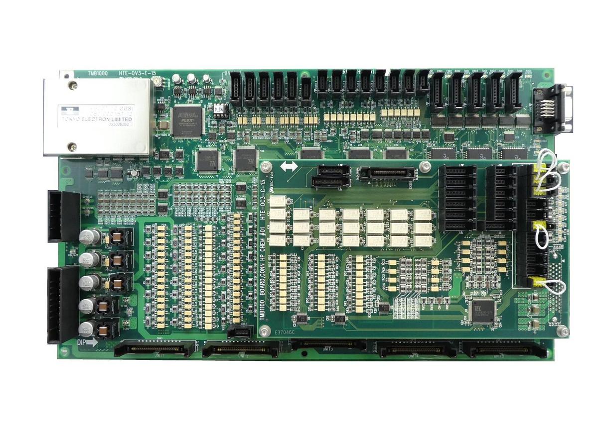 Used TEL Tokyo Electron HTE-0V3-E-15 I/O PCB TMB1000 HTE-0C3-C-13 TMB1100 Working