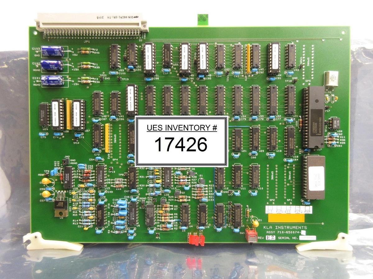 Used KLA Instruments 710-650074-20 Processor PCB Card Rev. E2 2132 200mm Used Working
