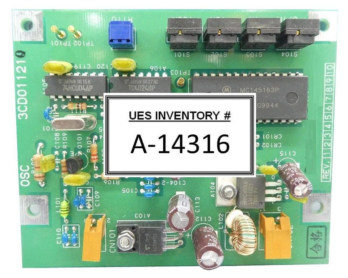 Used Hitachi Kokusai Denki 3CD011210 Adjustment Board PCB OSC Mikro Sonic Working