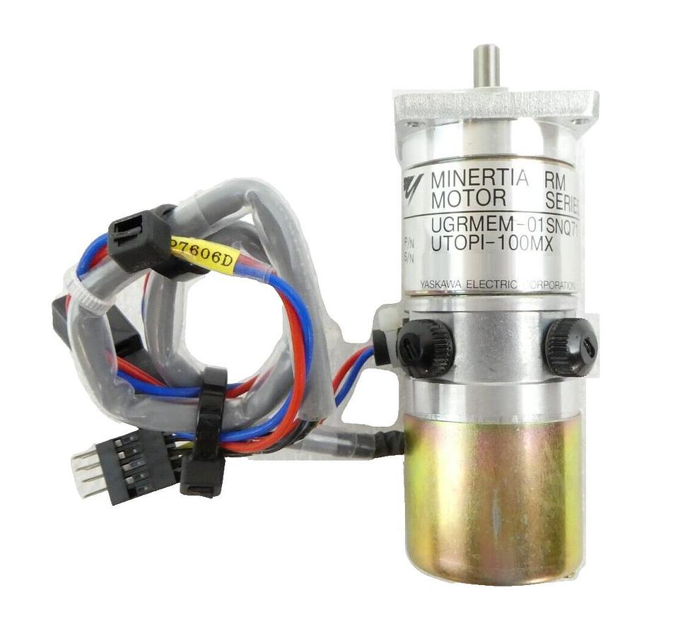 Used Yaskawa Electric UTOPI-100MX Minertia Motor UGRMEM-01SNQ71 Nikon NSR-S205C Spare