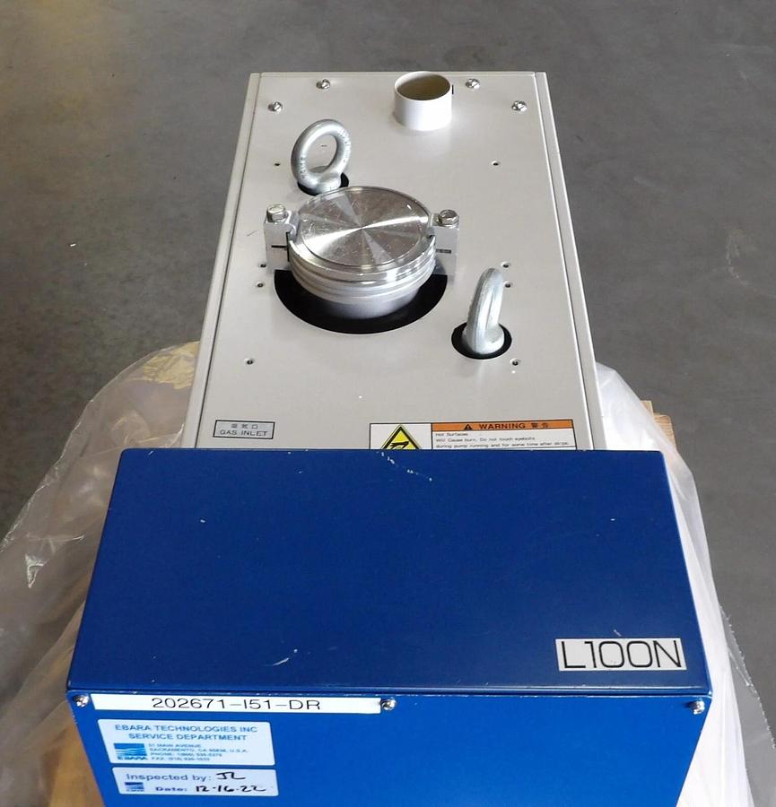 Refurbished EV-L Ebara Technologies EV-L100NS-H Dry Vacuum Pump Manufacturer Refurbished