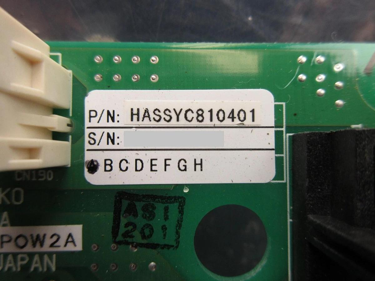 Used Asyst Shinko HASSYC810401 Power Supply Board PCB OHT-POW2A M198A Used Working