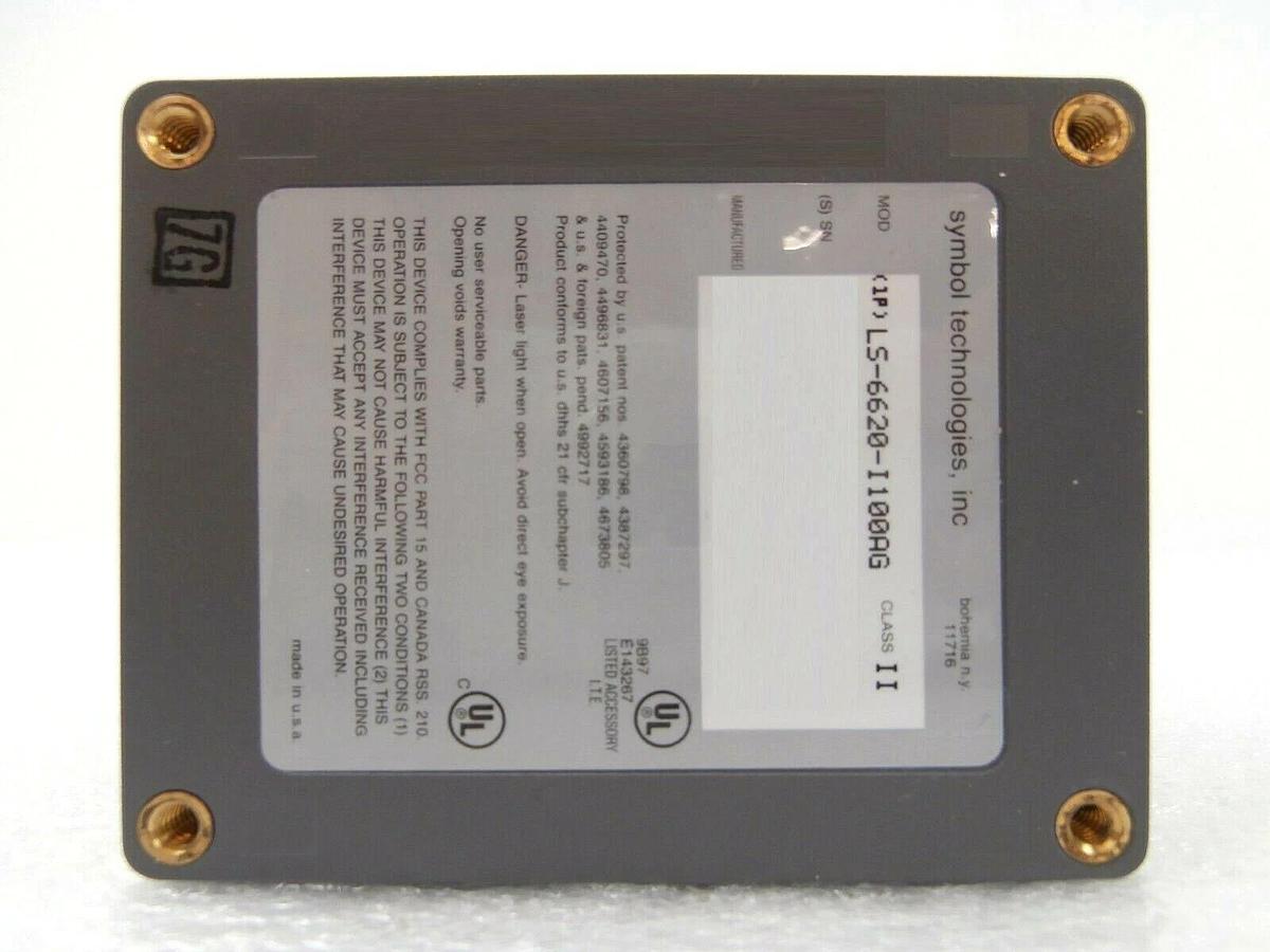 Used Symbol LS Series Barcode Reader LS-1220-I219A LS-6620-I100AG Lot of 3 Working