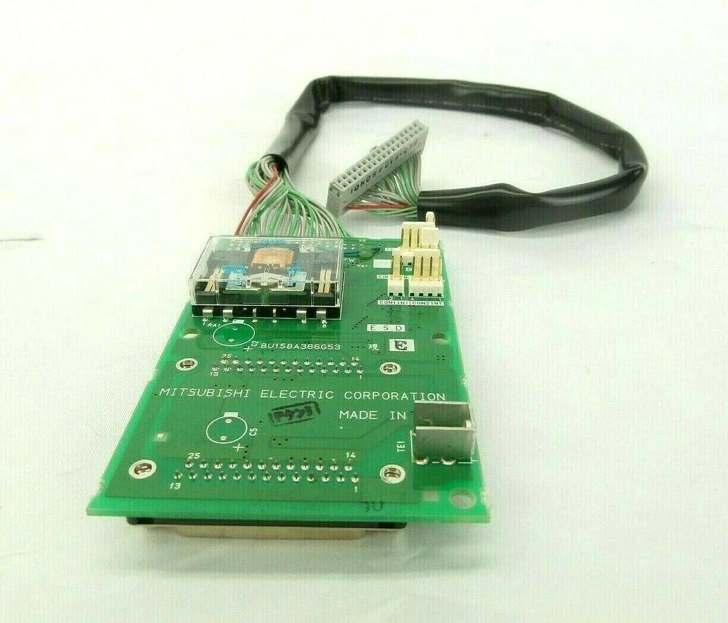 Used Mitsubishi BU158A386G53 Relay PCB E34CN Robot Controller CR-E356-S06 Working