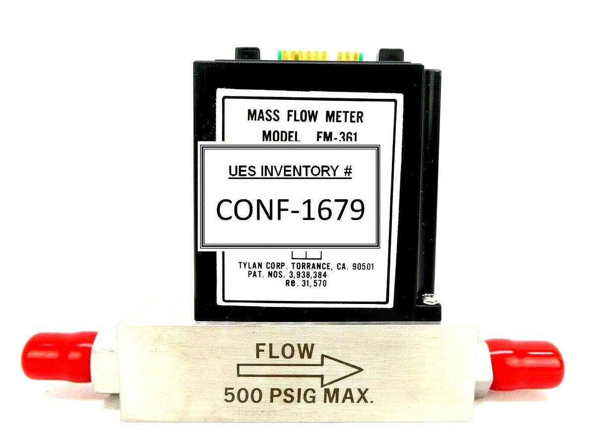 Used Tylan FM-361V Mass Flow Meter MFC 10 SLPM N2 FM-361 Working Surplus