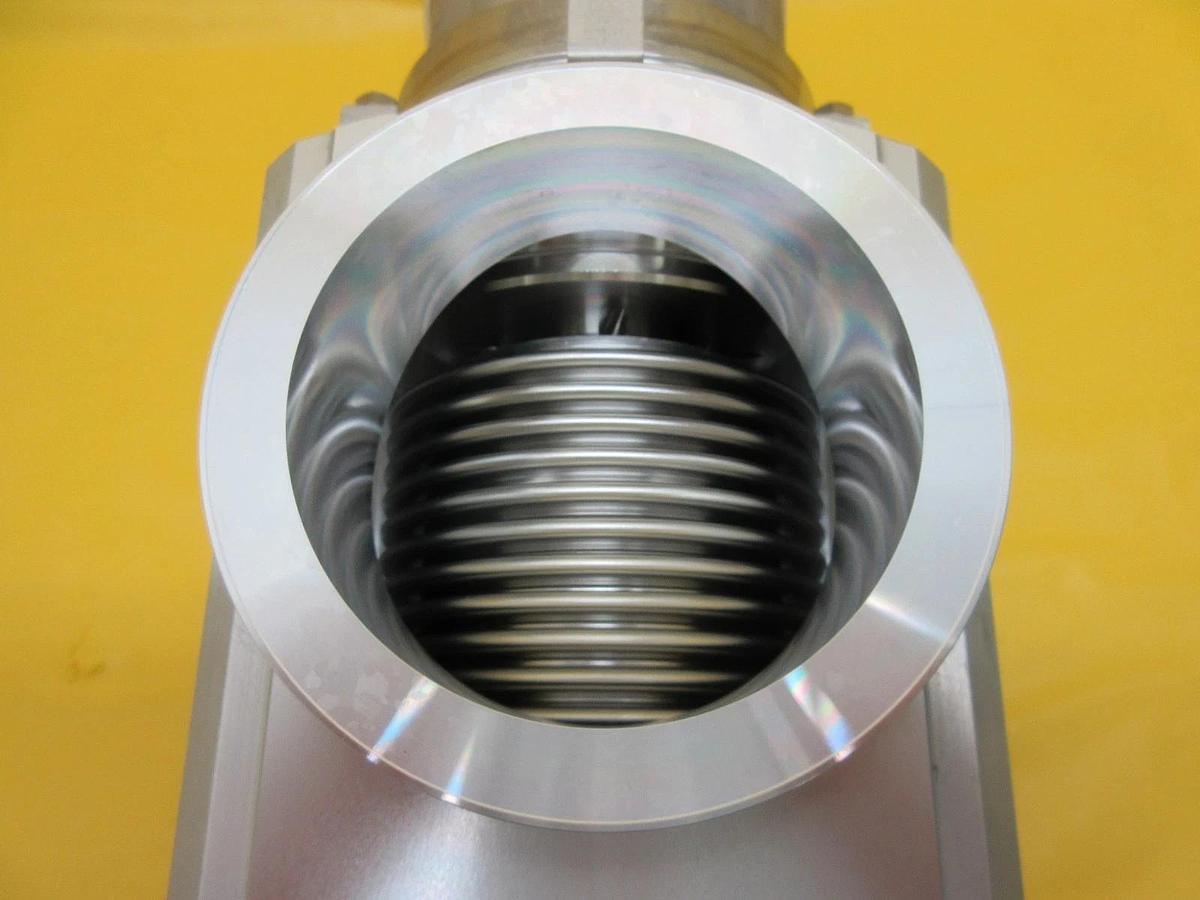 Used SMC XLD-100D-X862 Pneumatic High Vacuum Angle Valve ISO100 Used Working
