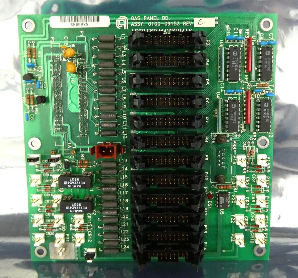 Used AMAT Applied Materials 0100-09153 Gas Panel BD PCB Working Surplus