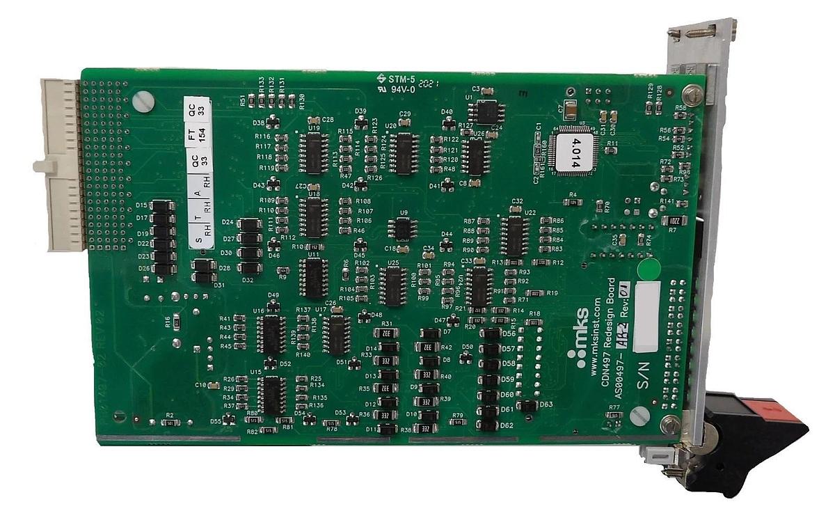 Used MKS Instruments AS01500-10-1 Interlock Module PCB Card AMAT 0190-61381 Lot of 3