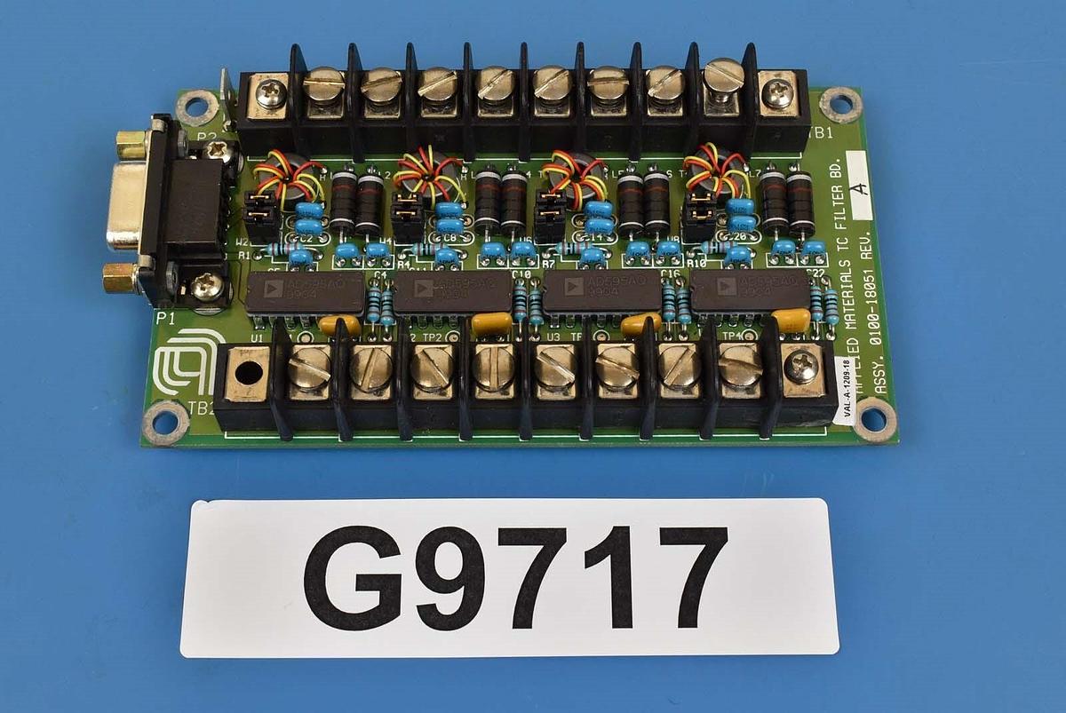 Used Applied Materials 0100-18051 PCB TC Filter Board