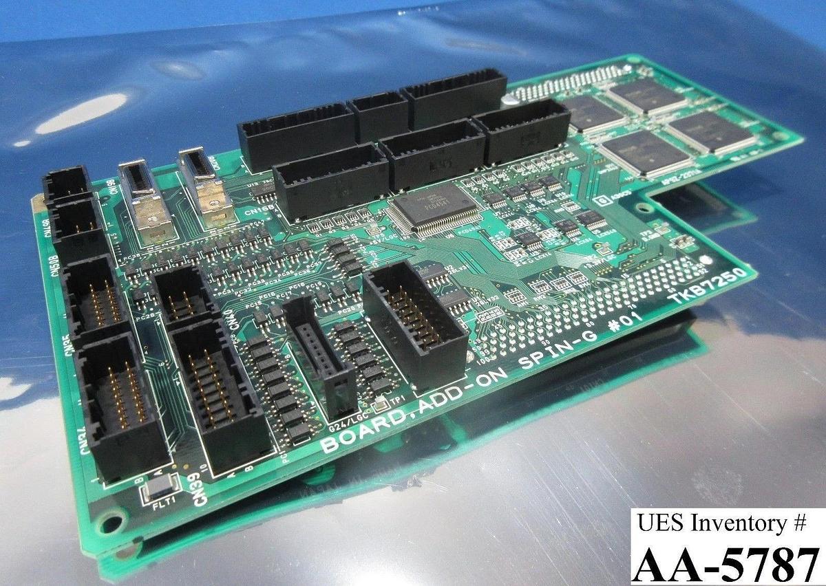 Used TEL Tokyo Electron TKB7250 PCB Circuit Board ADD-ON SPIN-G #01 T-3044SS Used