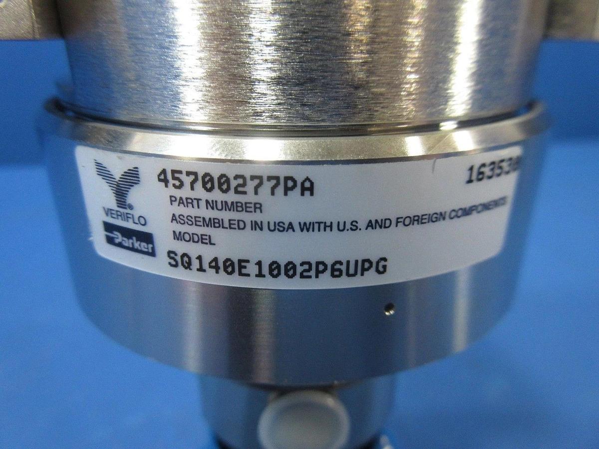 Used Parker Veriflo 45700277PA Pressure Regulator SQ140E1002P6UPG Used Working
