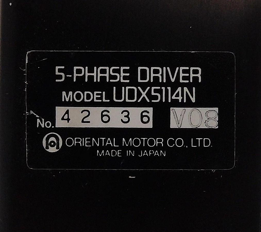 Used Oriental Motor UDX5114N 5-Phase Driver Super VEXTA Lot of 4 Surplus