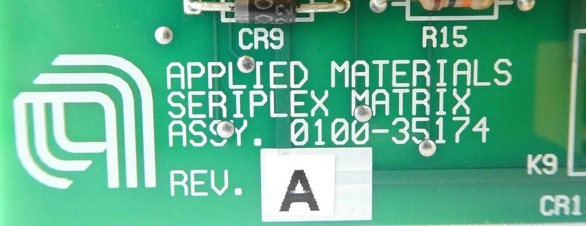 Used AMAT Applied Materials 0100-35174 Seriplex Matrix PCB Working Surplus