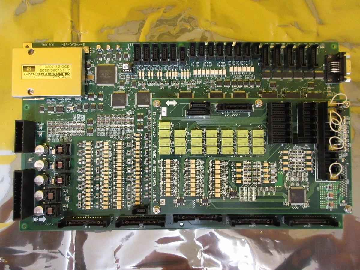 Used TEL Tokyo Electron HTE-OV5-A-11 HP #01 HTE-0C3-C-13 PCB Board Lithius Used