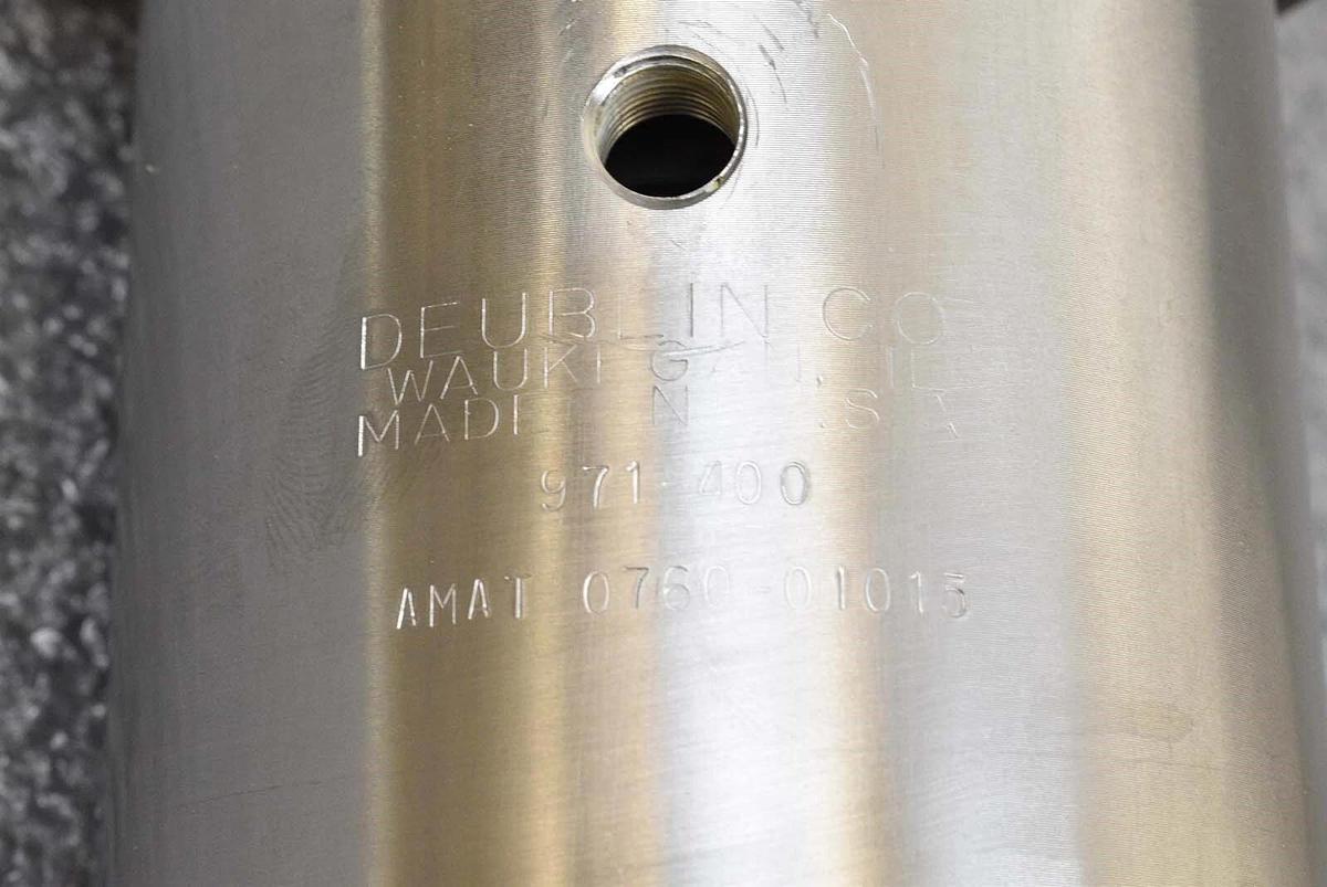 Used Deublin 971-400 Rotary Union Water Cooled AMAT 0760-01015 0020-78120 Surplus