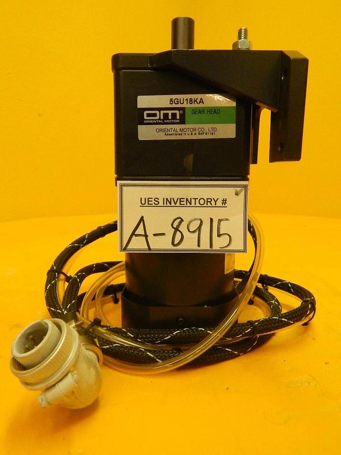 Used Oriental Motor 5RK60GU-CWT Reversible Motor Gear Head 5GU18KA Used Working