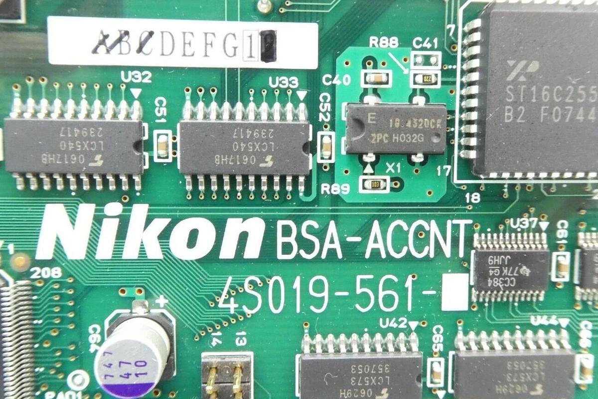Used Nikon Precision 4S019-561 PCB Card BSA-ACCNT NSR FX-601F System Working