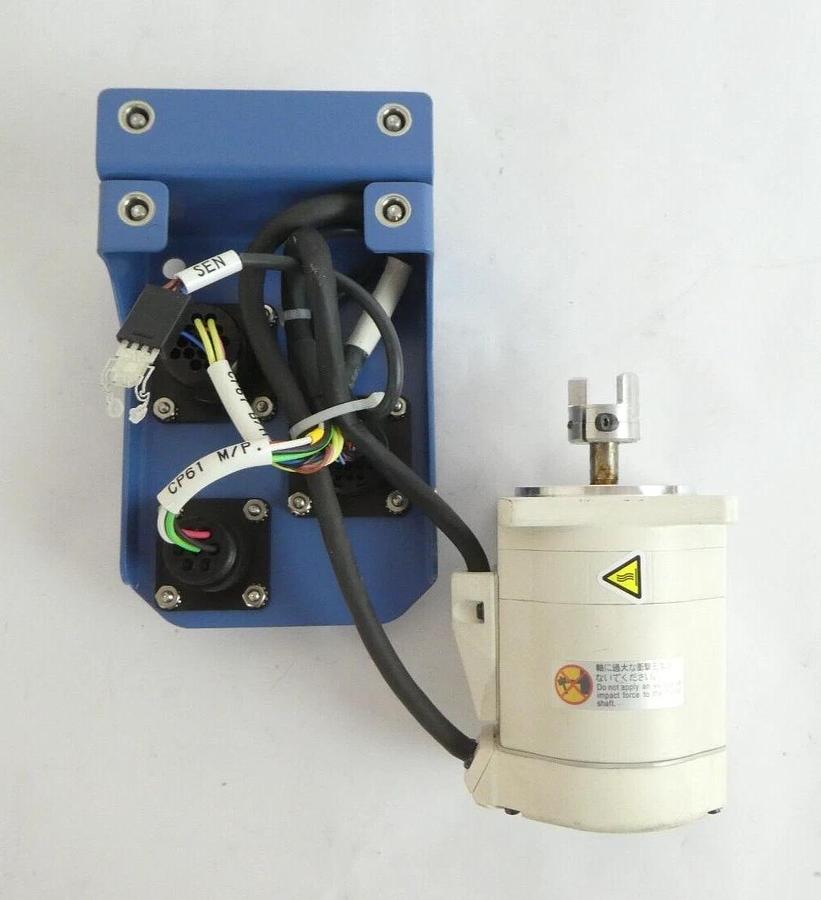 Used Panasonic MQMA012A4F AC Servo Encoder Motor w/ Bracket Working Surplus