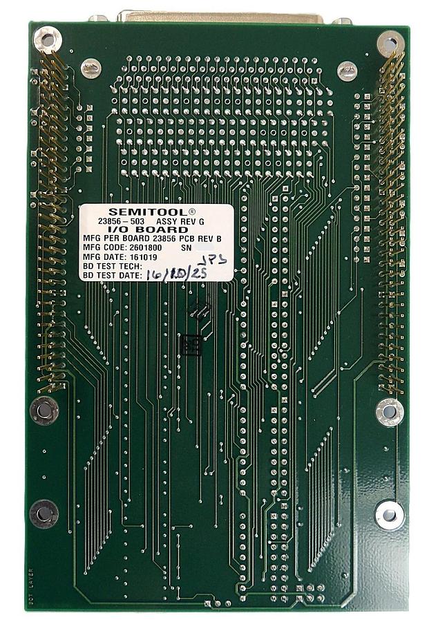 Used Semitool 23856-503 I/O Board Source PCB 2601800 AMAT Working Surplus