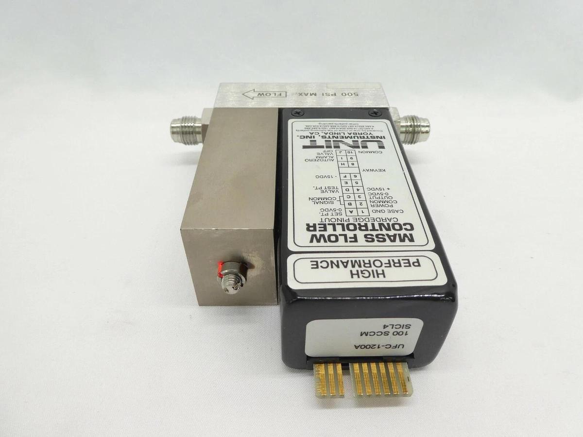 Used UNIT Instruments 1200-101288 Mass Flow Controller MFC UFC-1200A 100 SCCM SiCl4
