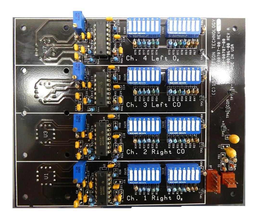 Used Mattson Technology 255-00707-00 4 Channel PCB SCH 130-00707-00 Working Surplus