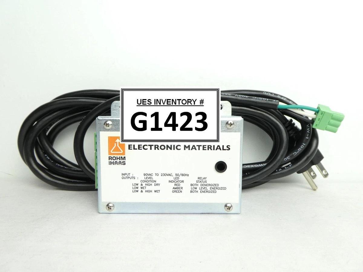 Rohm & Haas 77-125331A21 Electronic Fluid Level Sensor ASM New Surplus