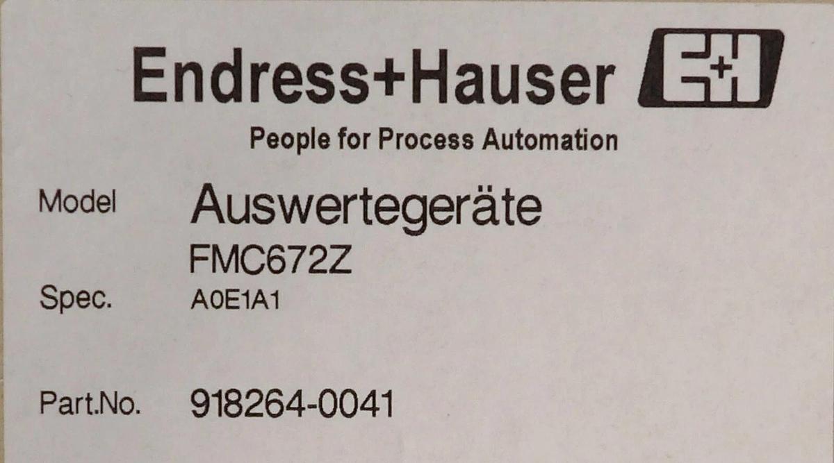 Endress+Hauser 918264-0041 Silometer PCB Card FMC672Z Semitool 73018-54 New